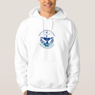 Behalten Sie ruhige und Studienwale Hoodie