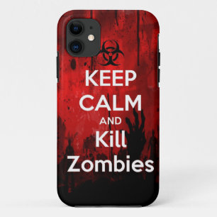 behalten Sie ruhige und Tötungszombies Case-Mate iPhone Hülle