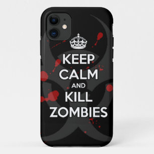 behalten Sie ruhige und Tötungszombies Case-Mate iPhone Hülle