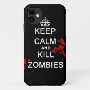 behalten Sie ruhige und Tötungszombies Case-Mate iPhone Hülle