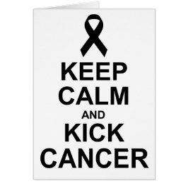 Behalten Sie ruhige und Tritt-Krebskarte