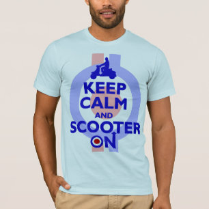 behalten Sie ruhigen Roller auf (Blau) dem T - T-Shirt