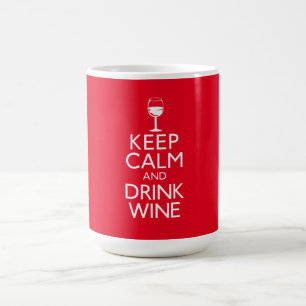 Behalten Sie ruhiger und Getränk-Wein Tasse