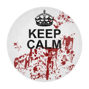 Behalten Sie ruhiges Parodie-Ausschnitt-Brett Schneidebrett