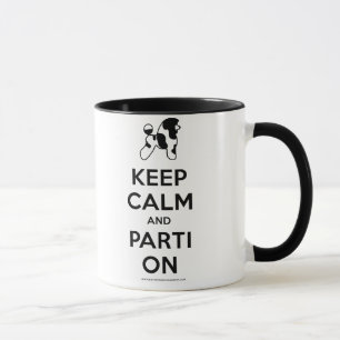 Behalten Sie ruhiges Parti auf Pudel-Tasse Tasse