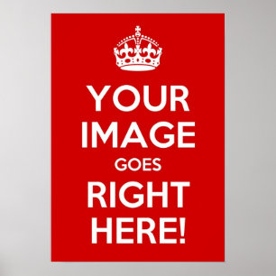 Behalten Sie ruhiges Plakat