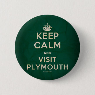 "Behalten Sie ruhiges und Besuchs-Plymouth" Button