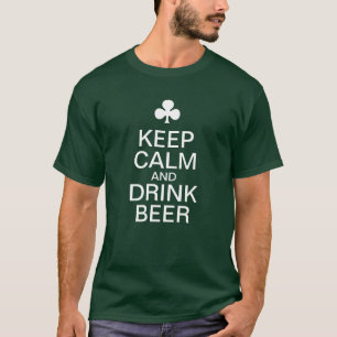 BEHALTEN Sie RUHIGES und GETRÄNK-BIER 2 T-Shirt