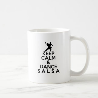 BEHALTEN Sie RUHIGES UND TANZsalsa-Geschenk Tasse