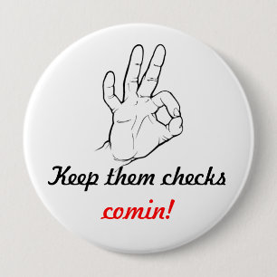 Behalten Sie sie Karos comin! Button