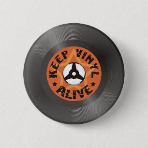 Behalten Sie Vinyl lebendig Button
