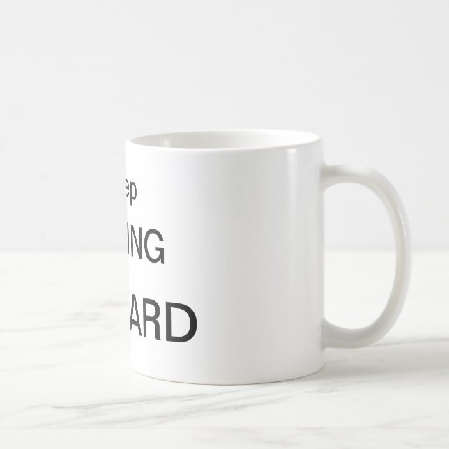 BEHALTEN SIE VORWÄRTS SICH BEWEGEN TASSE (Rechts)