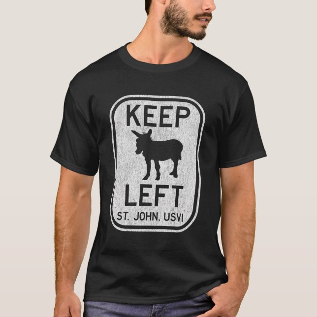 Behalten St John Usvi Donkey Distressed Long Slee T-Shirt (Vorderseite)