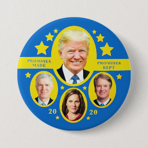Behalten Versprechen: Trump und die Supremes Button