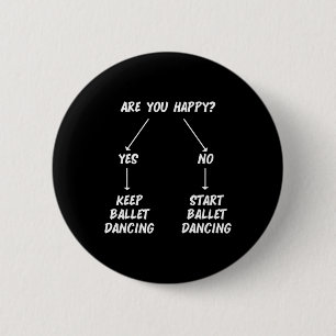 Behaltend Ballett Tanztänzerin Ballerina Men Wom Button