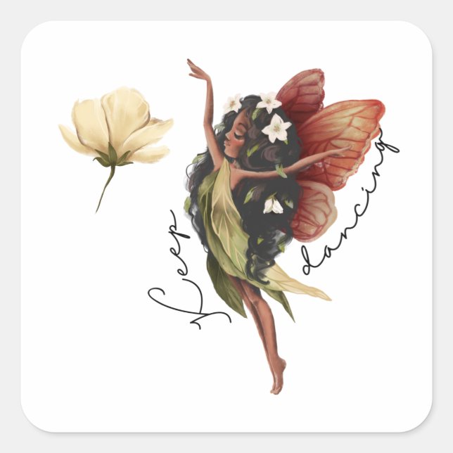 Behaltend Dancing Fairy Stickers (Vorderseite)