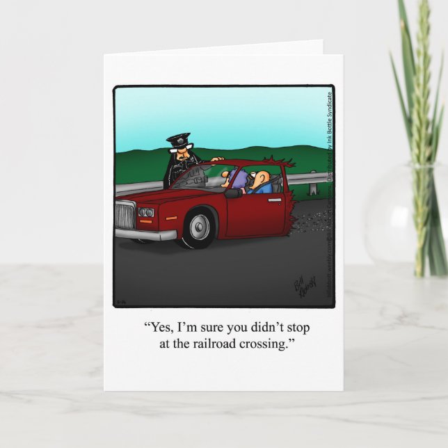 Behaltend Grußkarte in Touch Spaß Karte (Vorderseite)