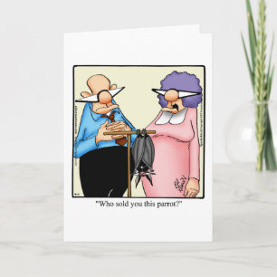 Behaltend Grußkarte in Touch Spaß Karte