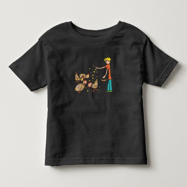 Behaltend Hühnchen Kleinkind T-shirt (Vorderseite)