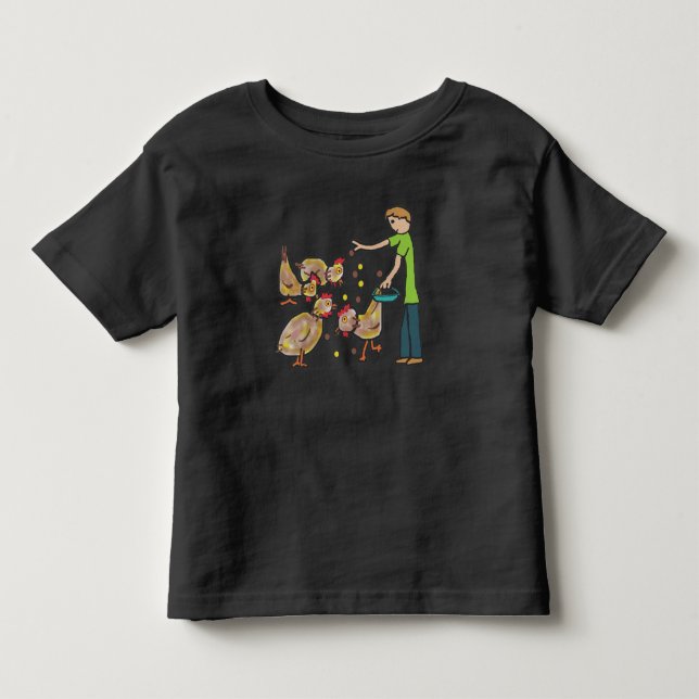 Behaltend Hühnchen Kleinkind T-shirt (Vorderseite)