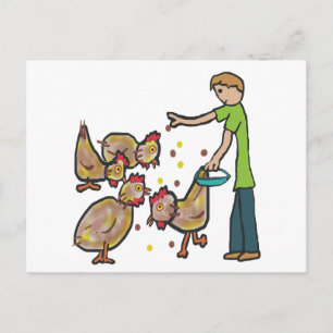 Behaltend Hühnchen Postkarte