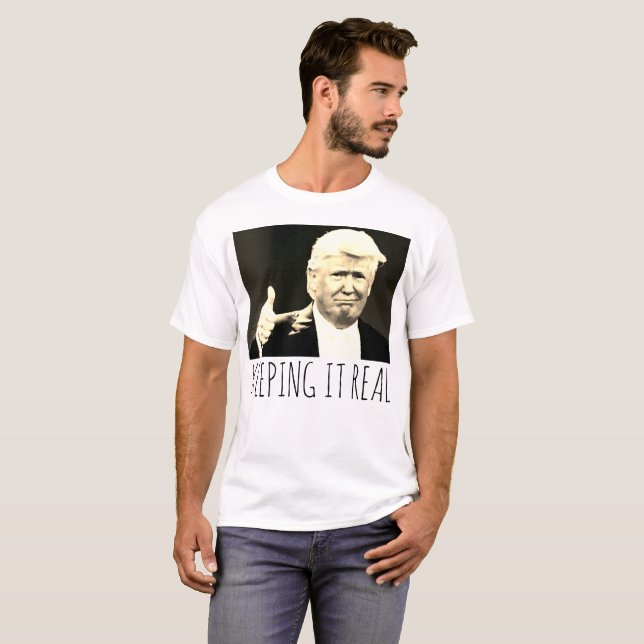 BEHALTEND IT-T - Shirt MIT DONALD-TRUMP (Vorne ganz)