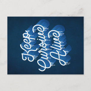 Behaltend Lebensdauer / Postkarte