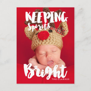 Behaltend Sprits Bright   Handschrift Postkarte