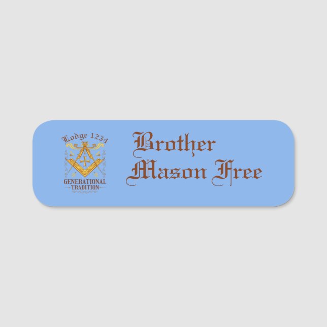 Behaltend Traditionslodge Namensschild (Vorderseite)