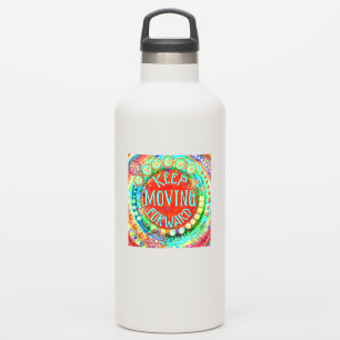 Behaltend Vorwärtsbewegung für bunten Spaß Aufkleber