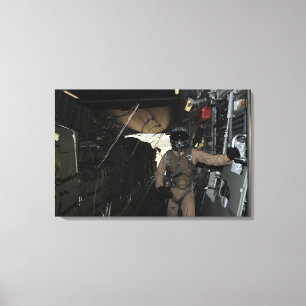 Behälter-Liefersystem rollt Ausgangswechselstrom  Leinwanddruck