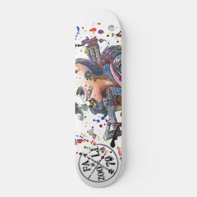 Behälter-Mädchen Skateboard (Vorderseite)