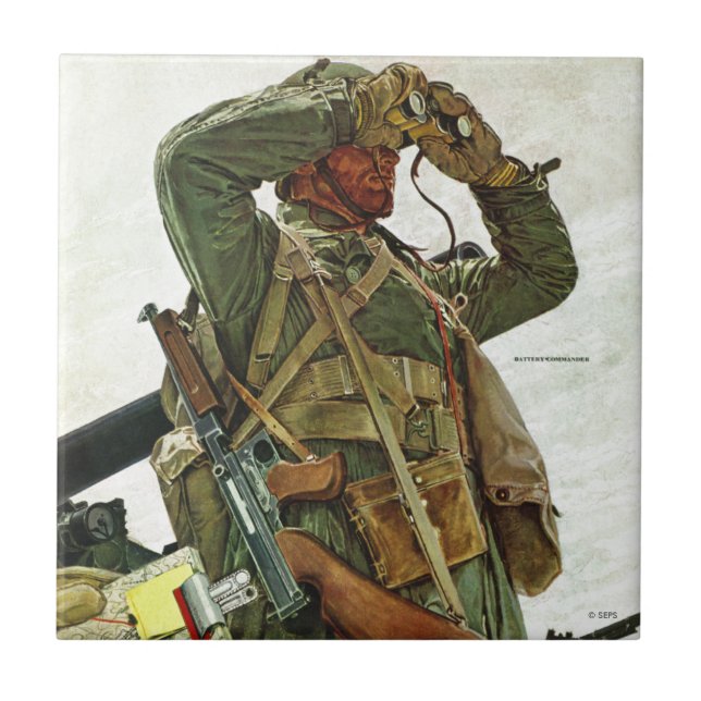 Behälter-Patrouille Fliese (Vorderseite)