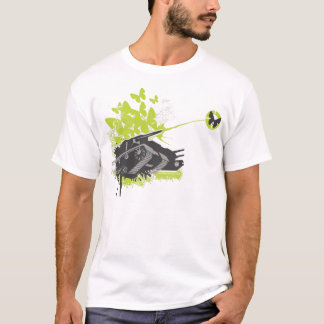 Behälter-u. Schmetterlings-T - Shirt