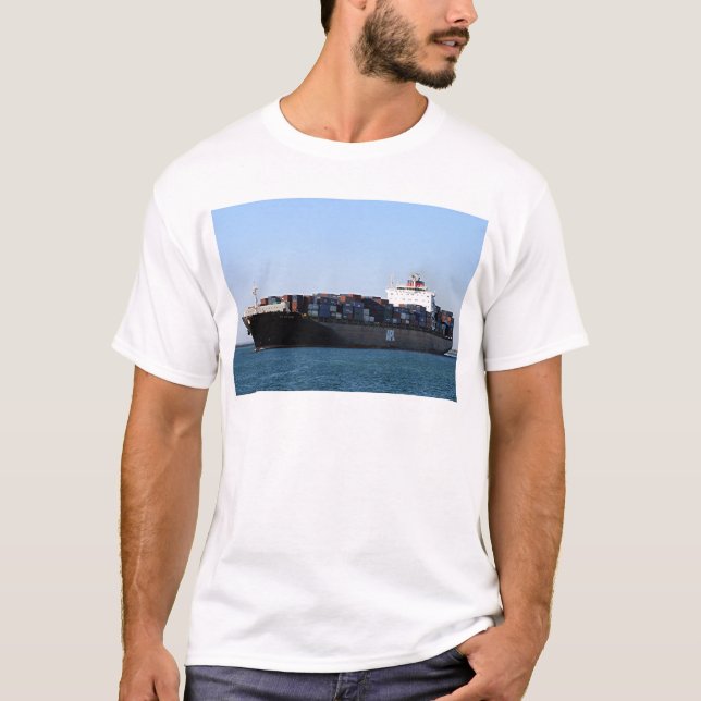 BehälterFrachtschiff 6 T-Shirt (Vorderseite)