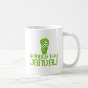 behandeln Sie einfach das jandal! KIWI lustiges Kaffeetasse