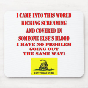 BEHANDELN SIE MICH NICHT MOUSEPAD