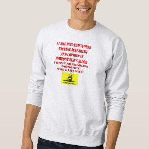 BEHANDELN SIE MICH NICHT SWEATSHIRT