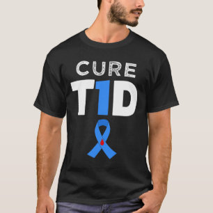 Behandlung Typ 1 Diabetes - T1D Bewusstsein hoffen T-Shirt