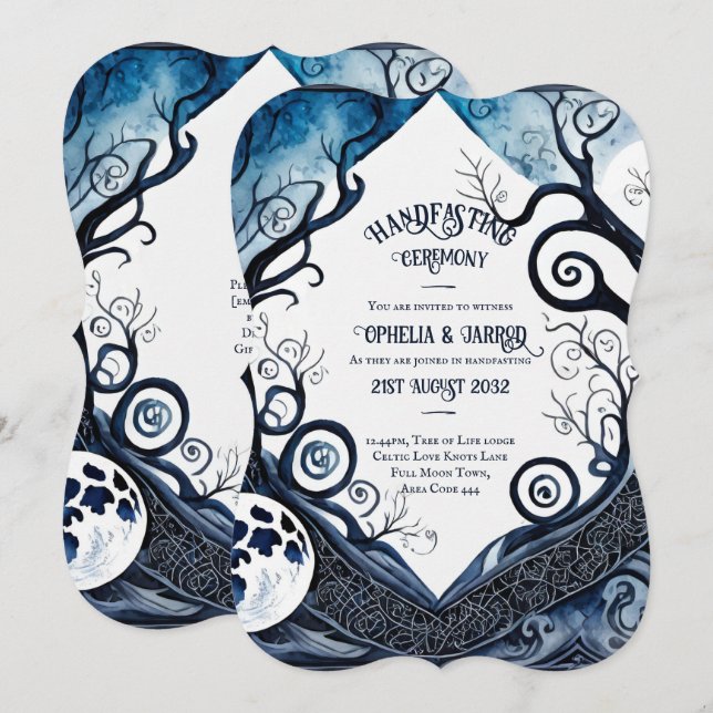 BEHANDLUNG VON EINLAGEN ZUR DROGENZELLTIK WICCA MO EINLADUNG (Vorne/Hinten)