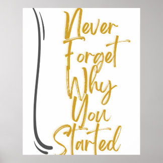 Beharrlichkeit im Erfolg Poster