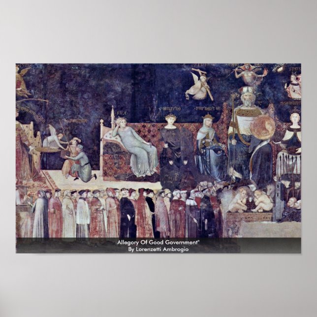 Behauptung einer guten Regierung Poster (Vorne)
