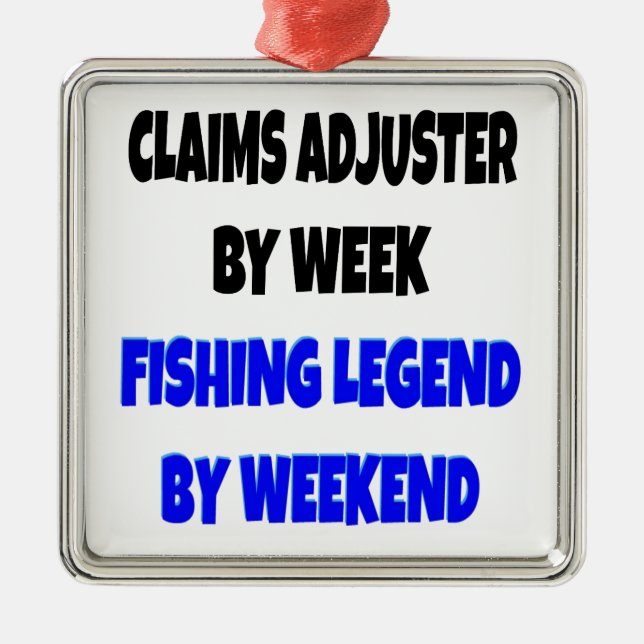 Behauptungen über den Fischfang Silbernes Ornament (Vorne)