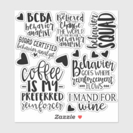 Behavior Analyst Stickers, BCBA, BCBA Aufkleber
