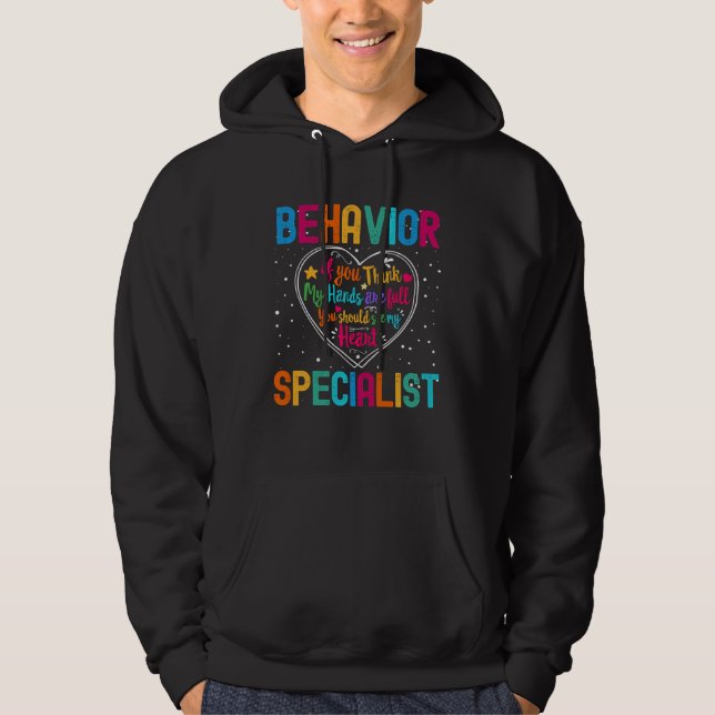 Behavior Specialist Appreciation Week Back to Scho Hoodie (Vorderseite)