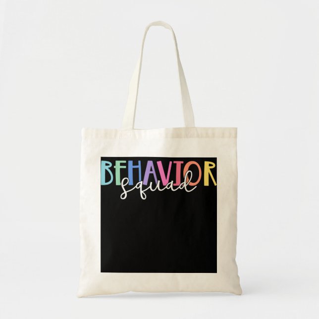 BEHAVIOR SQUAD ABA Therapeut RBT Therapy Verhalten Tragetasche (Vorne)