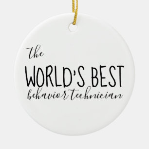 Behavior Tech, ABA, Verhaltenstherapeut, ABA Keramik Ornament