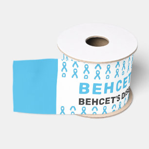 Behcet's Disease Awareness Pattern Ribbon Ripsband