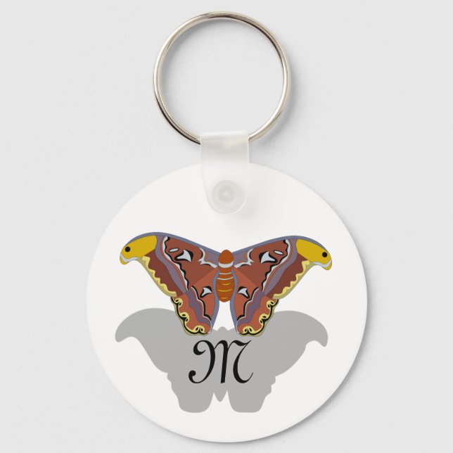 Behe Moth Monogram Schlüsselanhänger (Vorderseite)