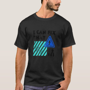 Beheben Sie den Master für Elektronik-Elektriker T-Shirt